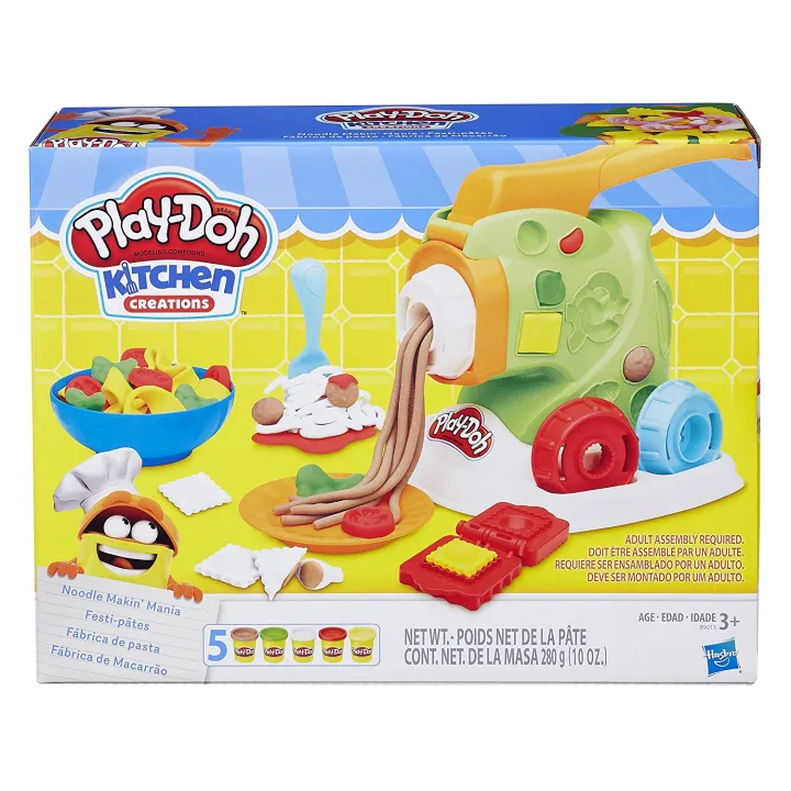 Buy Play-Doh Kitchen Creations Clay Dough Noodles Maker Play Food Set for Kids with 5 Non-Toxic Colors at Best Price In Bangladesh