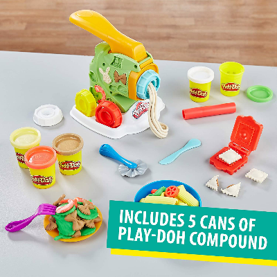 Buy Play-Doh Kitchen Creations Clay Dough Noodles Maker Play Food Set for Kids with 5 Non-Toxic Colors at Best Price In Bangladesh