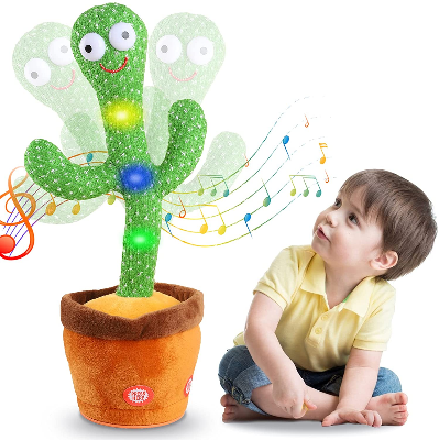 Buy Talking Cactus Toys for Boys Girls Talking Cactus Toy with 120 English Songs and LED Lighting for Home Decoration at Best Price In Bangladesh