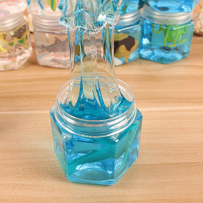 Buy VIBGYOR Bubble Making Crystal Clear Clay Slime Putty Mud with Free Animal Figure for Kids Non-Toxic Sludge To at Best Price In Bangladesh