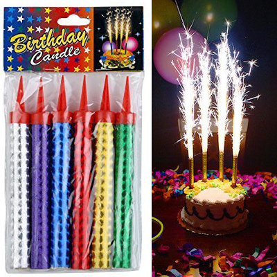 Buy Spark candle-3pc/jorna mom/fire spark candle for birthday and party celebration-(12cm)-3pc at Best Price In Bangladesh