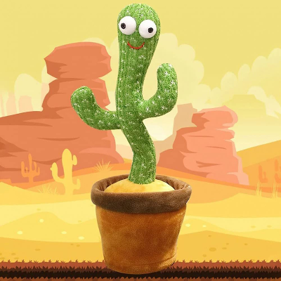 Buy Dancing cactus talking cactus Stuffed Plush Toy Electronic toy with song plush cactus potted toy Early Education Toy For kids at Best Price In Bangladesh