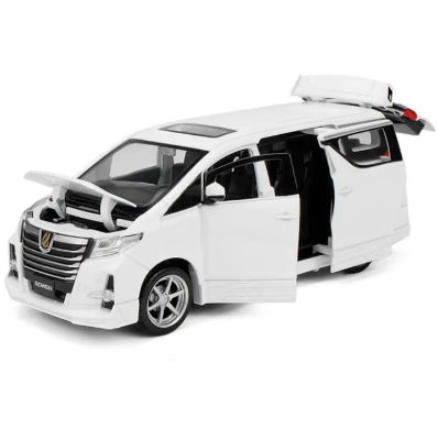 Buy 1:32 Toyota Alphard MPV Diecasts Car Simulation Steering Shock Toy Vehicles Metal Car 6 Doors Open Model Car Sound Light Toys For Children Gift - car toy at Best Price In Bangladesh