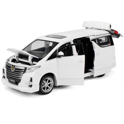 Buy 1:32 Toyota Alphard MPV Diecasts Car Simulation Steering Shock Toy Vehicles Metal Car 6 Doors Open Model Car Sound Light Toys For Children Gift - car toy at Best Price In Bangladesh