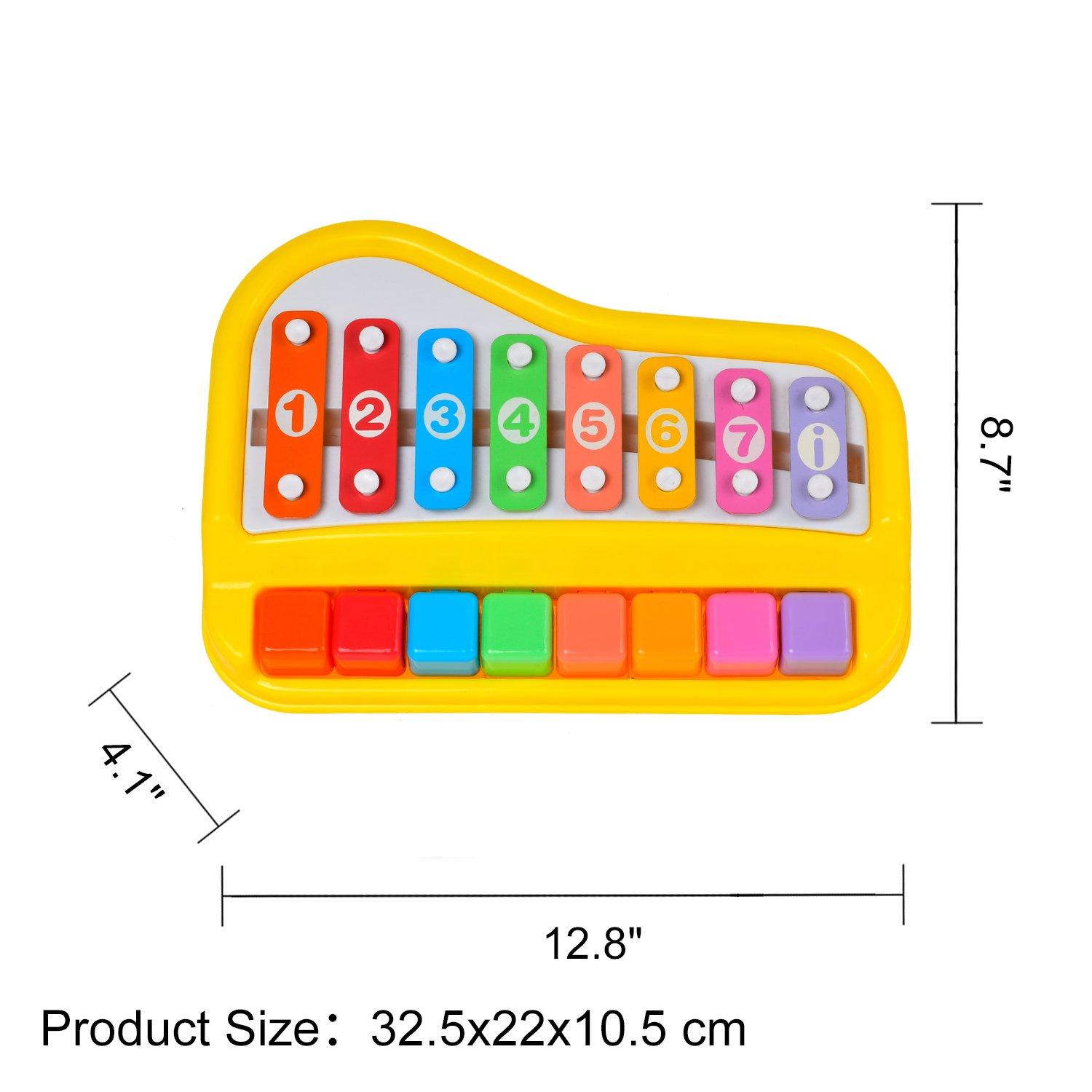 Buy Baoli 8 Keys Children Toy Happy Xylophone Organ With 6 Pieces Of Scores at Best Price In Bangladesh