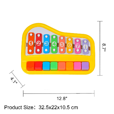 Buy Baoli 8 Keys Children Toy Happy Xylophone Organ With 6 Pieces Of Scores at Best Price In Bangladesh