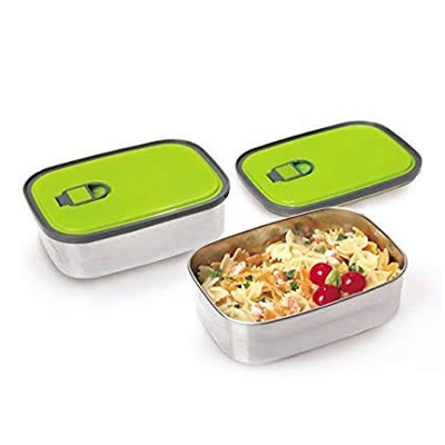 Buy Rectangle Stainless Steel Food Container Lunch Box Tiffin Box 680ml- 1 pcs at Best Price In Bangladesh