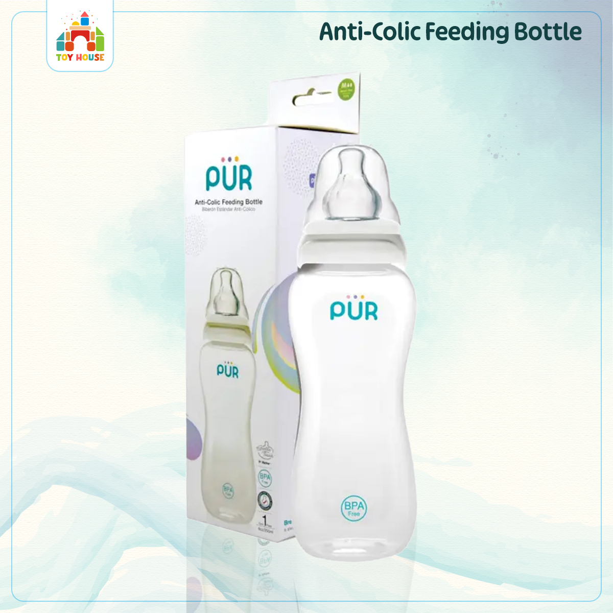 Buy Pur Anti-Colic Feeding Bottle 8oz./250ml. - (1603) at Best Price In Bangladesh
