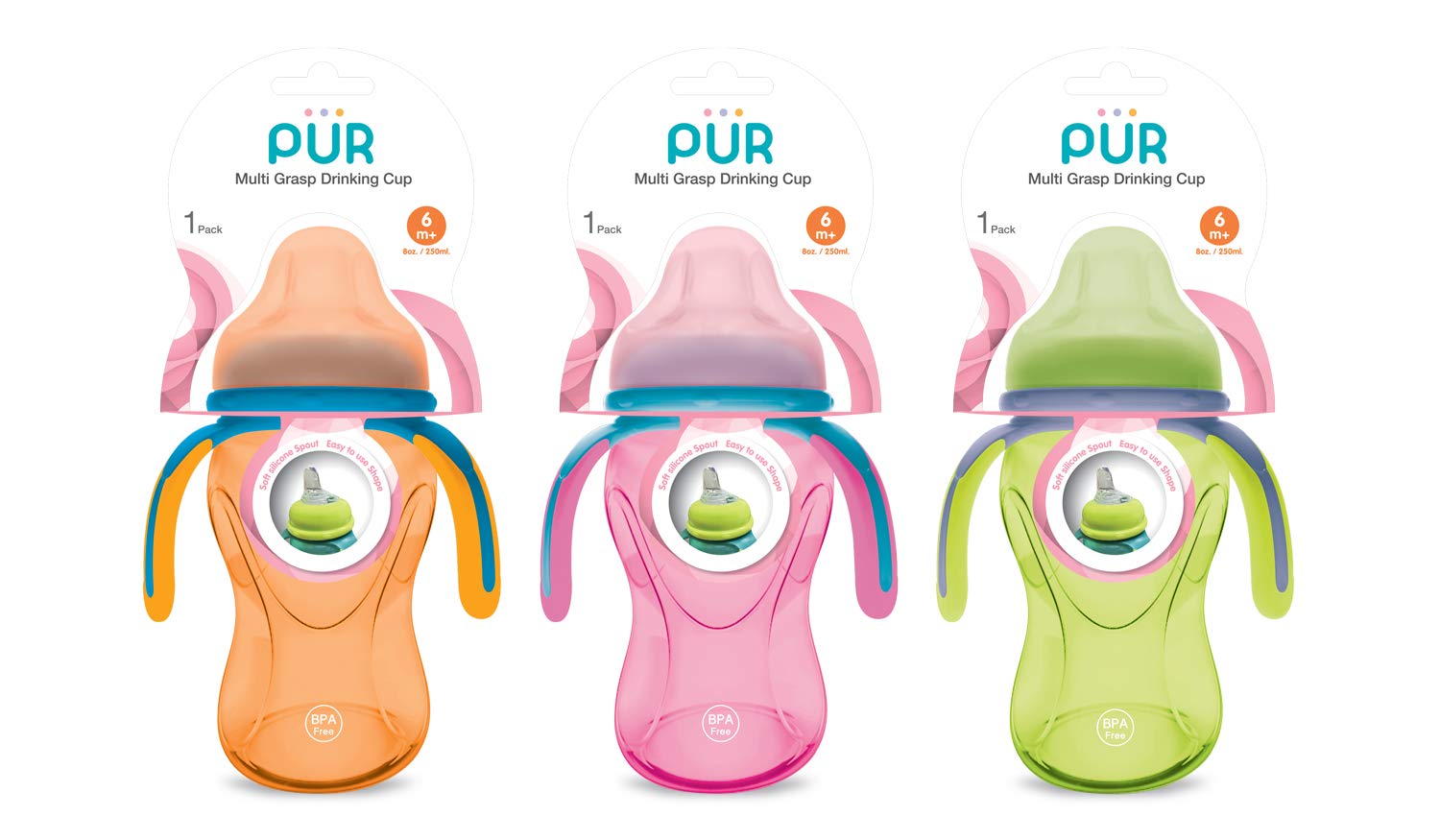 Buy PUR Multi Grasp Drinking Cup 8oz./250ml. - (9004) 1pc at Best Price In Bangladesh