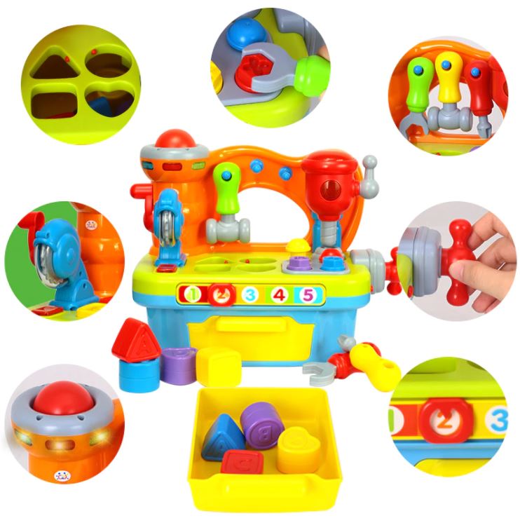 Buy HOLA Baby Tools Set Toy Workshop Toy with Sound and light Kids Early Learning Games Toy at Best Price In Bangladesh