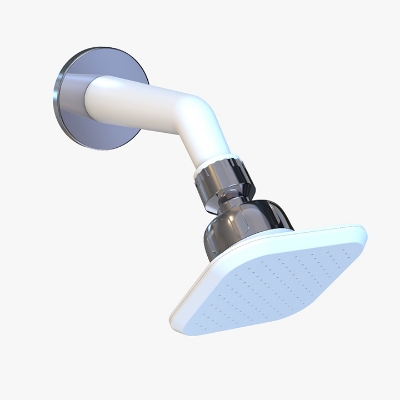 Best Price In Bangladesh Elegant Wall Shower-White 