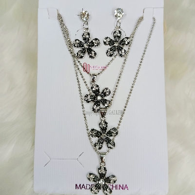Buy Gorgeous Girls' Necklace and Earring Set – A Timeless Addition to Any Wardrobe  at Best Prices in Bangladesh