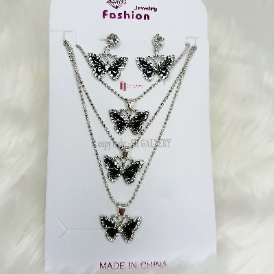 Buy Gorgeous Girls' Necklace and Earring Set – A Timeless Addition to Any Wardrobe  at Best Prices in Bangladesh