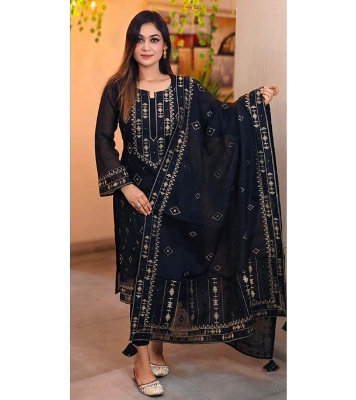 Buy Premium Cotton Computer Printed Boyel Fabrics 3 Piece at Price In Bangladesh