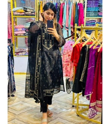 Buy Premium Cotton Computer Printed Boyel Fabrics 3 Piece at Price In Bangladesh