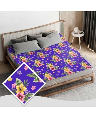 PVC Bed Cover Rainbow Violet (70x83)" at Best Price In Bangladesh