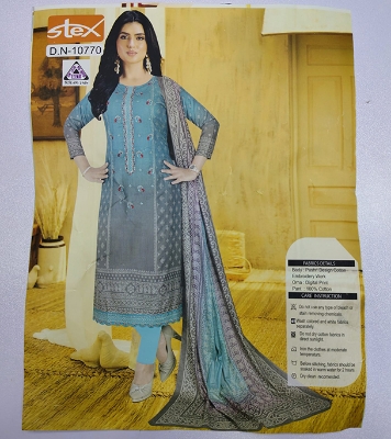 Buy New Exclushive Collection High Qualitiey Cotton Printed Three Piece at Price In Bangladesh