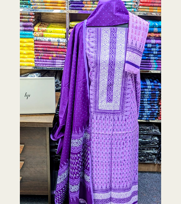 Buy New Exclushive Collection High Qualitiey Cotton Printed Three Piece at Price In Bangladesh