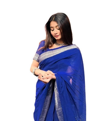 Picture of 100% Pure Cotto Tangail Handloom Cotton Saree
