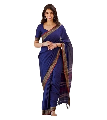 Picture of 100% Pure Cotto Tangail Handloom Cotton Saree