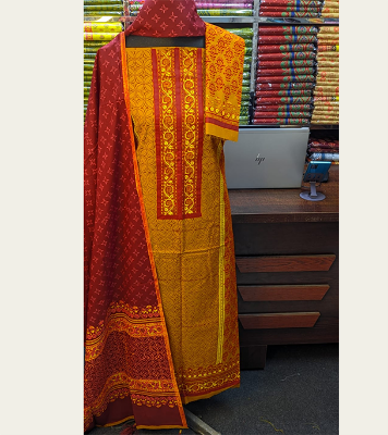 Buy New Exclushive Collection High Qualitiey Cotton Printed Three Piece at Price In Bangladesh