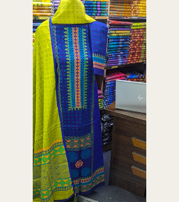 Buy New Exclushive Collection High Qualitiey Cotton Printed Three Piece at Price In Bangladesh