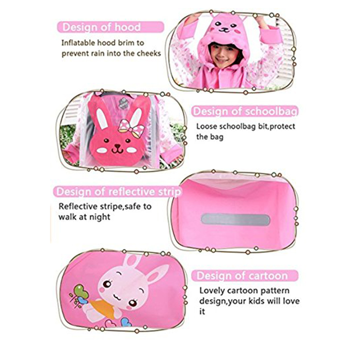 Buy Beautiful Baby Rain Coat - Only Raincoat (Pink) best price in Bangladesh