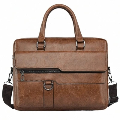 Buy  Amsburg Laptop Leather Anti-theft Laptop Backpack For Men (Chocolate color)  Best price in Bangladesh 