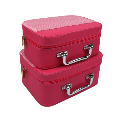 Buy Luxury Makeup Organizer Vanity Box Cosmetic Case Combo (Color :Magenta) at Best Prices in Bangladesh
