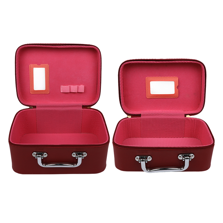 Buy Luxury Makeup Organizer Vanity Box Cosmetic Case Combo (Color :Maroon) at Best Prices in Bangladesh