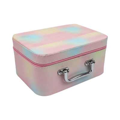 Buy Luxury Makeup Organizer Vanity Box Single Large Size Cosmetic Case (Color :Pink Blue shade) at Best Prices in Bangladesh