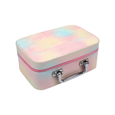 Buy Luxury Makeup Organizer Vanity Box Single Medium Size Cosmetic Case (Color :Pink Blue shade) at Best Prices in Bangladesh