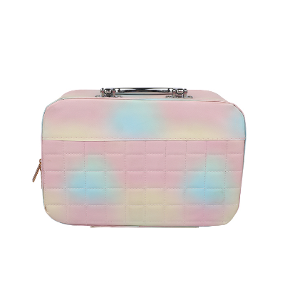 Buy Luxury Makeup Organizer Vanity Box Single Medium Size Cosmetic Case (Color :Pink Blue shade) at Best Prices in Bangladesh
