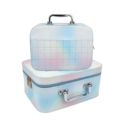 Buy Luxury Makeup Organizer Vanity Box Cosmetic Case Combo (Color :Blue shade) at Best Prices in Bangladesh