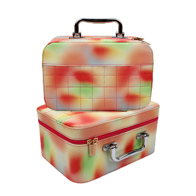 Buy Luxury Makeup Organizer Vanity Box Cosmetic Case Combo (Color :Orange Red shade) at Best Prices in Bangladesh