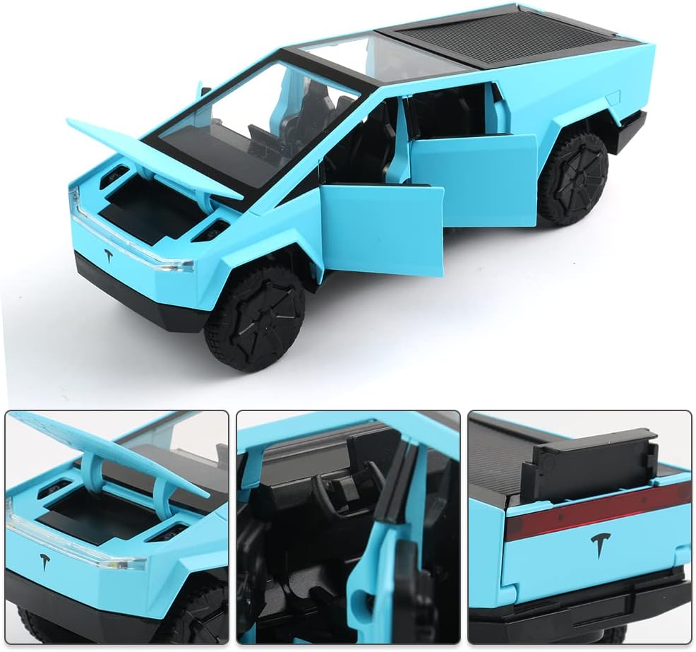 Buy 1/32 Pickup Off-Road Vehicle Alloy Car Model Diecast Metal Toy Truck Model Simulation Sound Light Gifts for boy Girl. at Best Price In Bangladesh