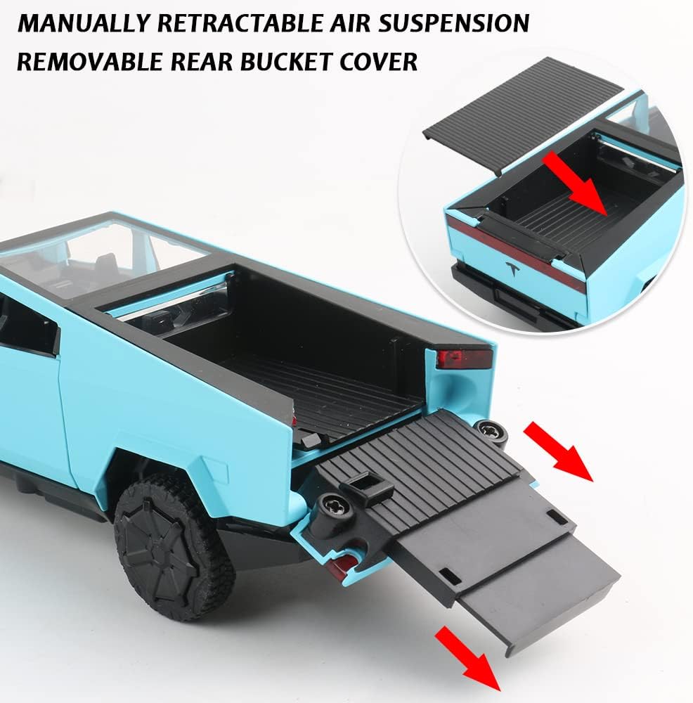 Buy 1/32 Pickup Off-Road Vehicle Alloy Car Model Diecast Metal Toy Truck Model Simulation Sound Light Gifts for boy Girl. at Best Price In Bangladesh