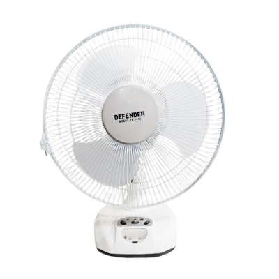 Buy Defender KN-2912 Rechargeable Fan AC/DC with LED Multi-Function 12" White Online at Best Price in Bangladesh