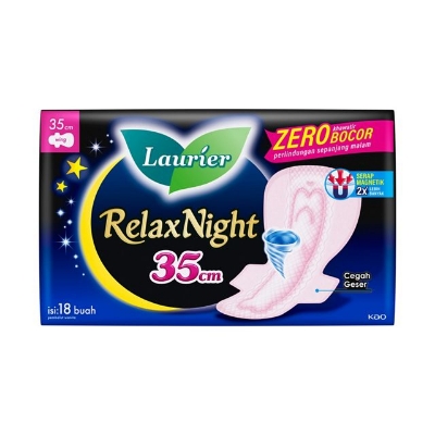 Buy Laurier Sanitary Napkin Night Safe Wing-35 cm-18 pad at best price in Bangladesh