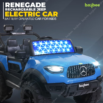 Buy GoodLuck Baybee Kids Battery Operated Car Jeep Rechargeable Car for Kids Electric car for Baby Ride On Toy Car with R/C for Boys & Girls Kids 3 to 8 Years-Benzee Blue at Best Price In Bangladesh