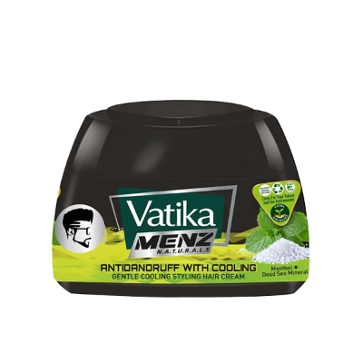 Buy Vatika Naturals Menz Anti Dandruff with Cooling Styling Hair Cream - 140ml  at Best Price In Bangladesh