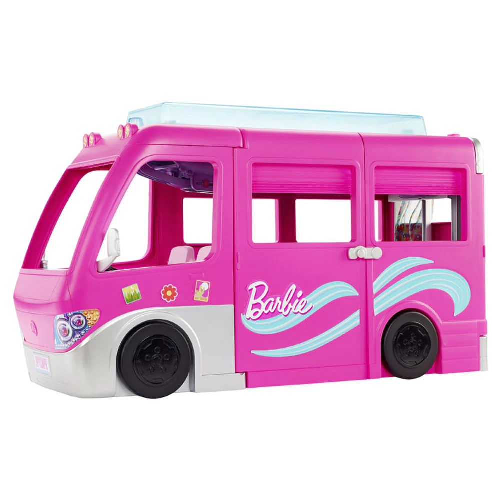 Buy Barbie DreamCamper Toy Playset with Over 60 Barbie Accessories and Furniture Pieces and 7 Play Areas Including Pool and Slide-HCD46 at Best Price In Bangladesh