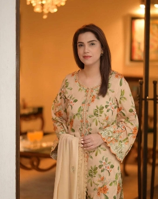 Buy AC cotton Readymade Three Piece Collection With Computer Embroidery, Lace and Screen Print Work  Piece at Price In Bangladesh