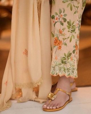 Buy AC cotton Readymade Three Piece Collection With Computer Embroidery, Lace and Screen Print Work  Piece at Price In Bangladesh