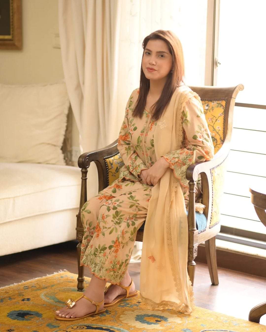 Buy AC cotton Readymade Three Piece Collection With Computer Embroidery, Lace and Screen Print Work  Piece at Price In Bangladesh