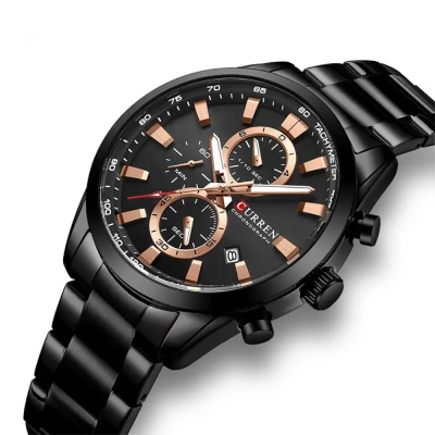 Picture of Curren 8445 Luxury Brand Watch for Men - Black
