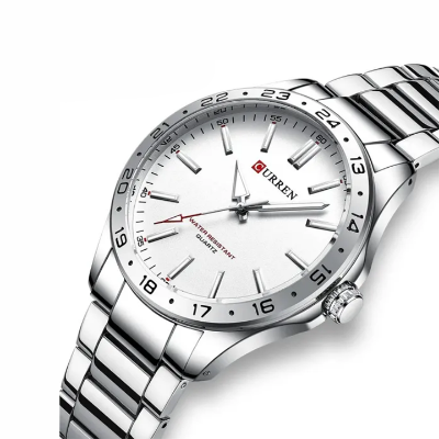 Picture of Curren 8452 Luxury Brand Watch for Men - White