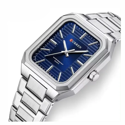 Picture of Curren 8457 Luxury Brand Watch for Men - Silver & Blue
