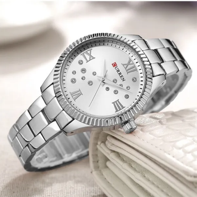 Picture of Curren 9009 Stainless Steel Watch for Women - Silver