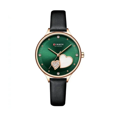 Picture of Curren 9077 Belt Watch for Women - Black & Green